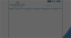 Desktop Screenshot of miamilakes-fl.gov